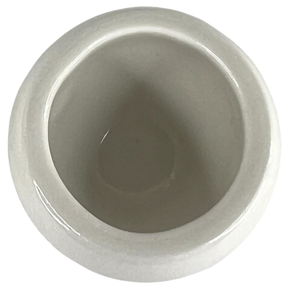2 Vintage Hall China Open Salt Cellars White Ceramic Made In USA 1153 Dip Set - Picture 5 of 8